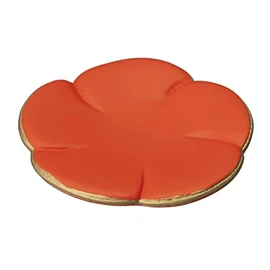 Deco Corporation ZSA-51238 Concombre Plum Shaped Dish, Size: Approx. 2.0 x 2.0 x 0.4 inches (50 x 50 x 10 mm)