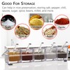 Clear Seasoning Box, 5 Pieces Clear Seasoning Storage Container for