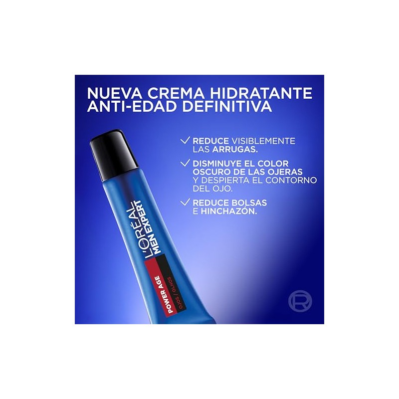 LOréal Paris Men Expert Power Age Contorno de Ojos Antiedad,