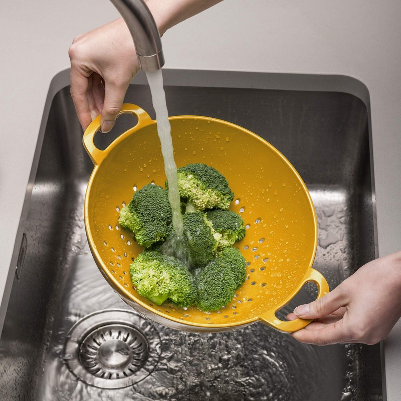 Zeal G211M Melamine Colander/Strainer (24cm) -Mustard