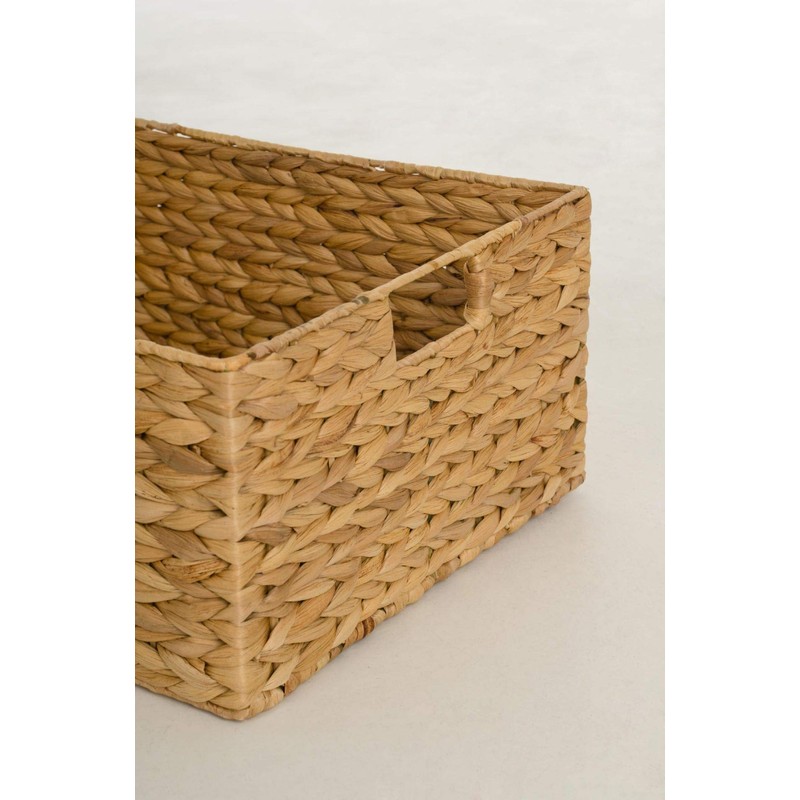 Vivanno Lanta Wicker Basket / Cupboard Basket Water Hyacinth Natural