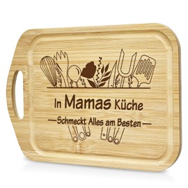 LUXHOMY Gifts for Mum, Mum Gift, Gift for Mum for Birthday, Gift Mum, Christmas Gifts for Mum, Gift for Mum from Daughter and Son - Bamboo Chopping Board