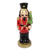 Needzo Lighted Nutcracker Christmas Decoration, Tabletop Holiday Decor, 8.12 Inches