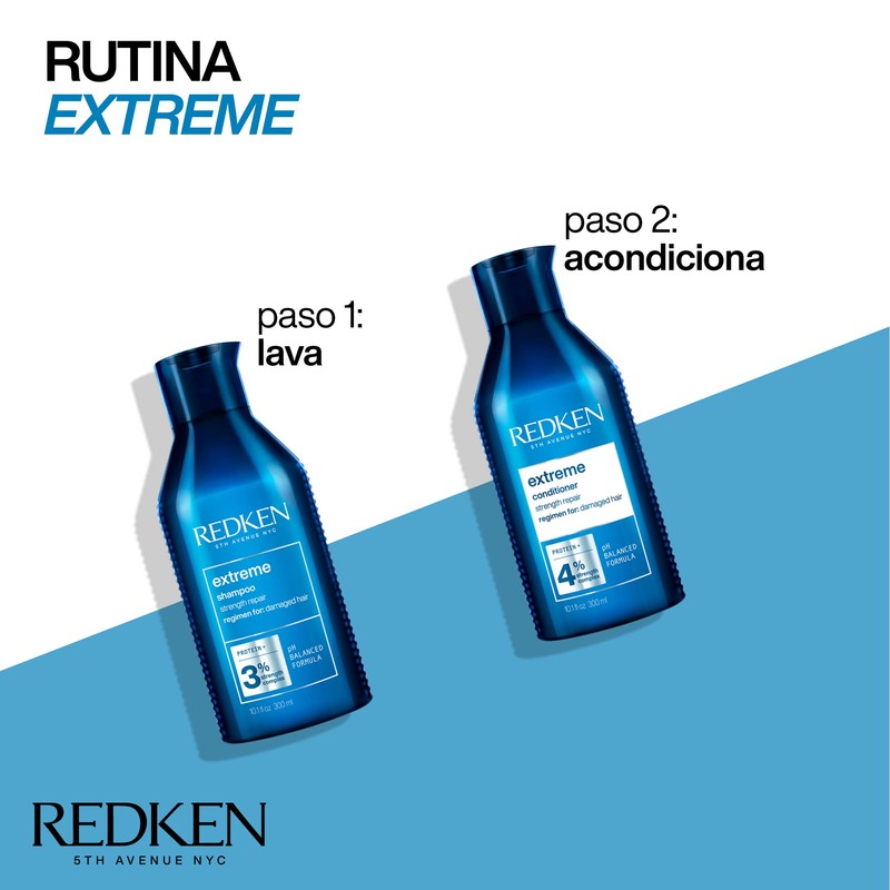 Redken Extreme Kit: Shampoo y Acondicionador para cabello dañado y