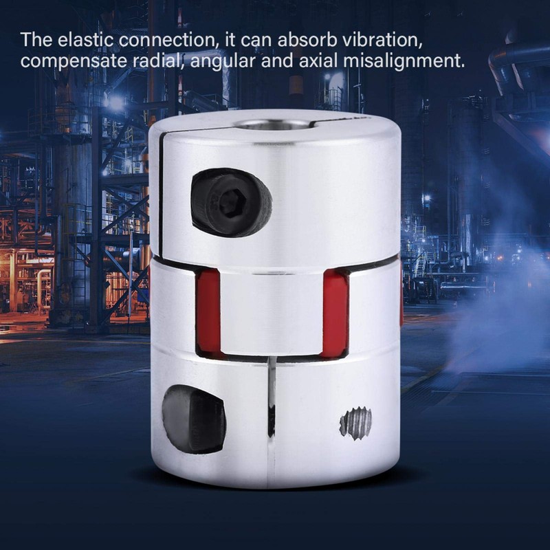 10 mm - 14 mm Flexible Spider Wave Coupling, Shaft