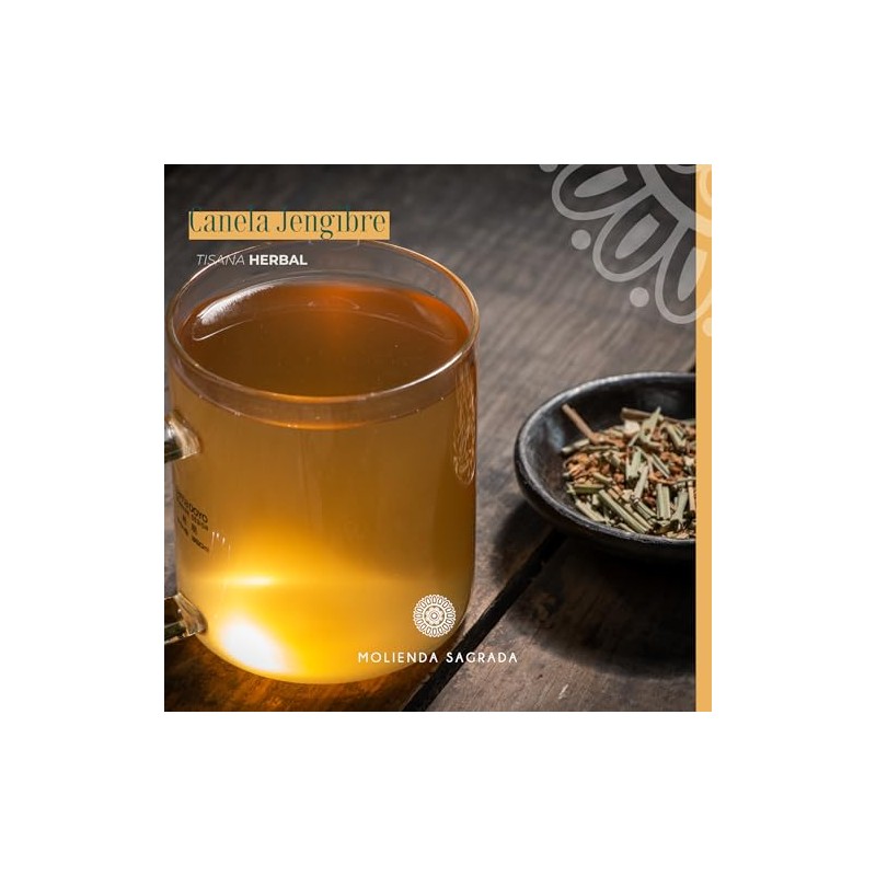Molienda Sagrada, Canela Jengibre, Infusión Herbal, 150 g