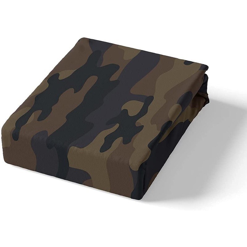 Kids Boys Camo Bed Sheets Army Camouflage Sheet Set for
