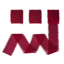 Gift Ribbon Red Chiffon Ribbon Red Gift Ribbon 4 cm x 18 m Wide Fabric Ribbon Bow Ribbon Red Gift Ribbons Silk Ribbons Decorative Ribbon Red Ribbon Chiffon Ribbon Red Bow Ribbon Gift Ribbon Christmas