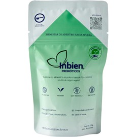 Prebióticos en Polvo Alimenta tus Probióticos y Fortalece la Microbiota intestinal Favorece la Salud Digestiva ¡Se disuelve fácilmente! 1 Paquete de 120g