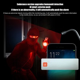 EBTOOLS Mini Cámara WiFi 1080P Full HD Cámara Inteligente de Seguridad Inalámbrica con Detección de Movimiento para Uso Doméstico y Exterior