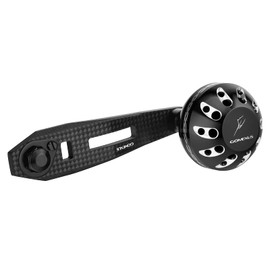 Gomexus 75, 2.4 inches (60 mm) Power Handle for Shimano Bait Reel, 11 Ocea Calcutta, 200HG etc. Includes Carbon Knob 1.5 inches (38 mm)