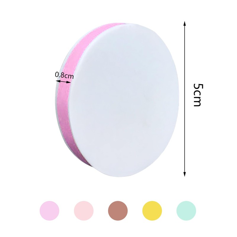 Eraser, Eraser Sticker, Set of 5, 2 Layers, Easy Engraving,