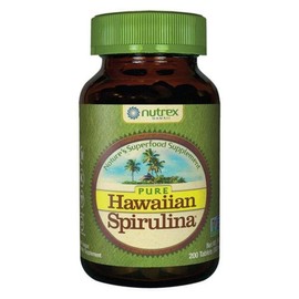 Nutrex Hawaii Pure Hawaiian Spirulina 500mg 200 tablets Spiruluna Spirunia Spiruna, 1 ea / 뉴트렉스하와이 퓨어 하와이안 스피루리나 500mg 200정 스피리루나 스피루니아 스피루나, 1개