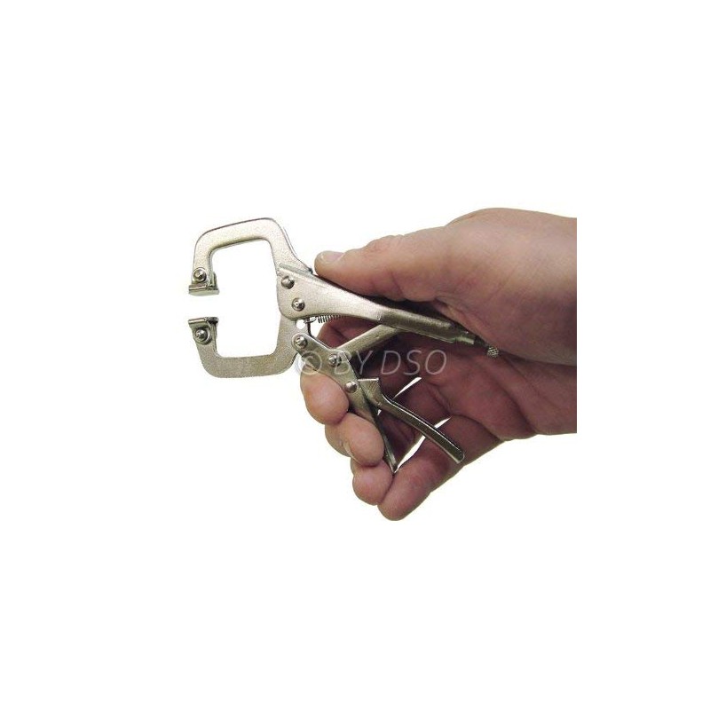 Professional 2 Piece 4 inch C Welding Clamp with Swivel