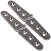 2 x Stainless Steel Hinges Long 152 x 30 mm