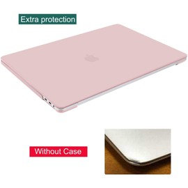 MOSISO Funda Dura Compatible con MacBook Pro 16 Pulgadas 2020 2019 A2141 con Barra Táctil Touch ID, Carcasa Rígida de Plástico Protector Cubierta, Cuarzo Rosa