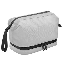 Lermende Transparent Toiletry Bag, Liquid Bag, Hand Luggage, TSA Approved Cosmetic Bag, grey, toiletry bag for men and women