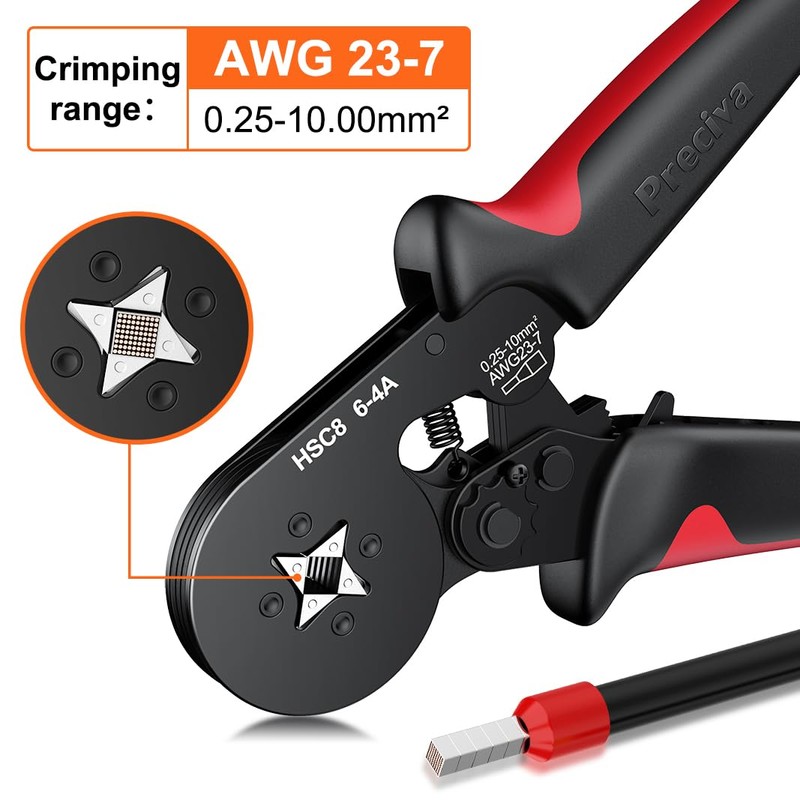 Preciva Ferrule Crimping Tool Kit with 2000PCS Wire Connectors, AWG23-7