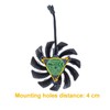 iHaospace 78 mm T128010SU Graphics Card Cooling Fan Replacement Compatible