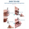 TISGOOG Titanium Belt Loop Keychain Clip, Locked Belt Clip for