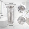 3" Commercial Floor Drain Strainer, 6'' High, Thick Perforated 316
