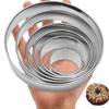 6 Pcs Stainless Steel Round Cookie Cutter Set (2, 3,