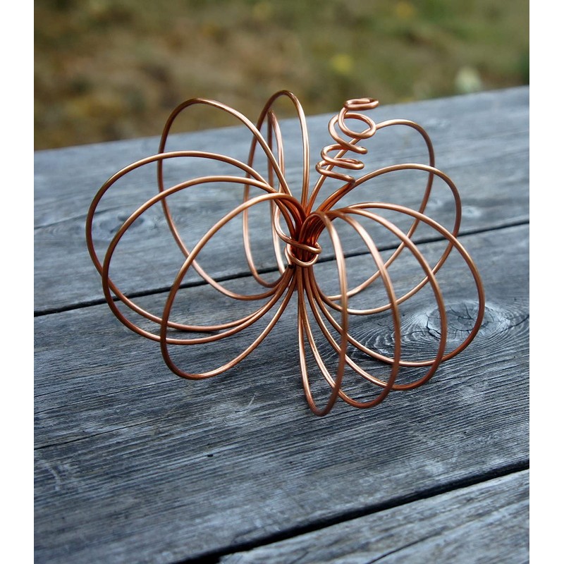 Wire Tabletop Pumpkin for Fall Home Decor or Office Autumn