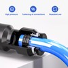 Bwintech 3 pcs 8mm Straight One Way Flow Pneumatic Check