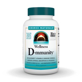 Source Naturals Wellness D-mmunity - Vitamin D - 60 Vegetarian Capsules