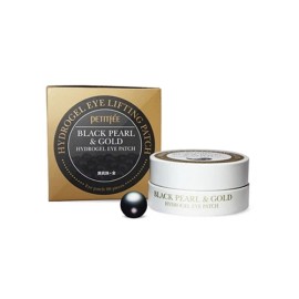 [Petitfee] Black Pearl & Gold Eye Patch 60ea (30days)