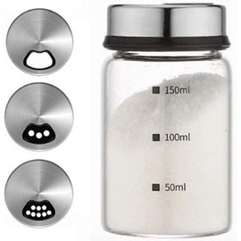 Condiment Bottle, Sugar, Salt Container, Condiment Container, Sugar, Salt Container, Salt and Pepper Shaker, 5.1 fl oz (150 ml)