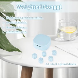 Nhemeylp Gonggi Korean Game Squid Gong-Gi Game Weighted Gonggi Stones Jacks Play Minigame Grasping Stones with Case Fun Board Reflex Challenge Play for Squid TV Fans Kids And Adults