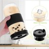 Esilihom Bubble Tea Cup, 2 Pack Reusable Bubble Tea Cup