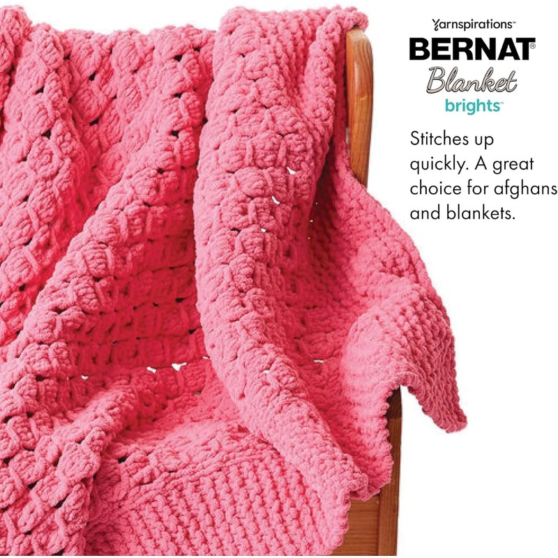 Bernat Blanket Brights 300g Neon Mix Yarn - 2 Pack