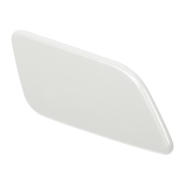 X AUTOHAUX Front Right Bumper Headlight Washer Nozzle Cover Cap No.86636SJ180 Bumper Trim Nozzle Cover for Subaru Forester 2022-2024 White Plastic 1 Pc