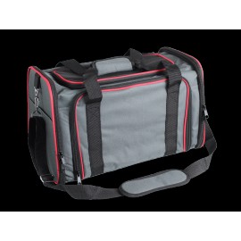 Soft-Sided Pet Carrier in  Eco-Friendly Travel Small Dog & Cat Carrier BagSize: L, Color: Gray + Red