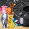 SUNLU Silk PLA Filament 1.75mm, Neatly Wound Shiny PLA 3D