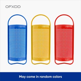 Plastic Graters 2 Pcs - Curved Grater for Kitchen - Food Graters for Potatoes, Nuts, Fruits, Baby Food with Non-Slip Handle, Dishwasher Safe