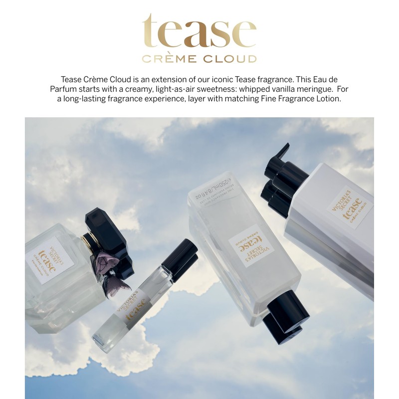 Victoria's Secret Tease Crème Cloud Eau de Parfum, Notes of