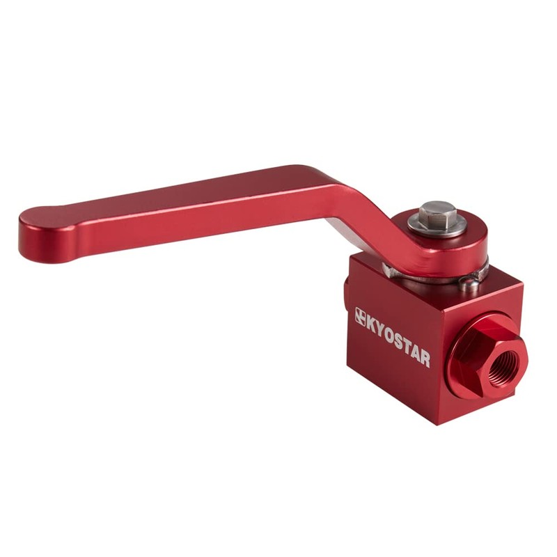 KYOSTAR 1/8" NPT Shut Off Valve, Aluminium Brake Line Lock