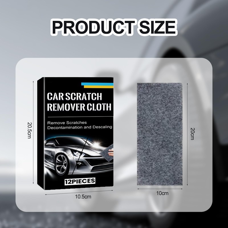 Katyjun Nanosparkle Cloth, Nano Cloth in Test for Car, Pack