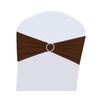 100PCS Wedding Chair Decorations Stretch Chair Bows and Sashes for