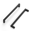Ravinte 10 Pack Solid Kitchen Cabinet Handles Matte Black Cabinet