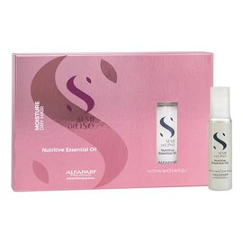 Alfaparf Milano Semi Di Lino Moisture Nutritive Essential Oil for Dry Hair, Color Safe - Nourishes, Softens and Hydrates - Professional Salon Quality 