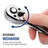 WORKPRO 3/8-Inch Drive Ratchet Wrench, 72-Tooth Reversible Ratchet, Quick-Release 3/8