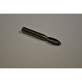 SH-1 Single Cut Carbide Burr Die Grinder Bit 1/4" x 5/8" on 1/4" Shank