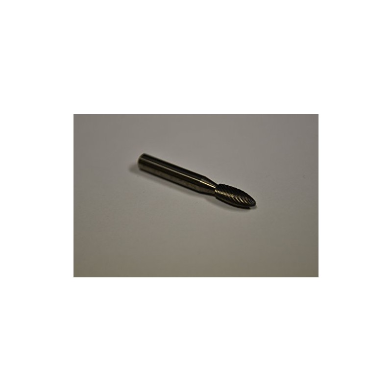 SH-1 Single Cut Carbide Burr Die Grinder Bit 1/4" x