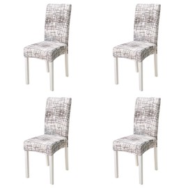 FORCHEER Chair Cover Strech Dining Chair Slipcovers Washable Removable Spandex Kitchen Room Chair Seat Covers