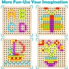 QXNDXQ Mosaic Plug-In Game for Children from 2 3 4