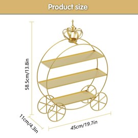 INNOVATIVE LIFE 3 Tier Cupcake Stand Cupcake Holder Candy Cookies Tiered Serving Tray Dessert Stand for Afternoon Tea Party Table Decoration